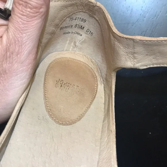 🎁Johnston & Murphy Suede Wedge Sandal SZ 8.5 - Picture 4 of 8